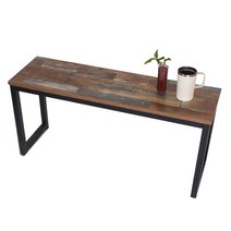 쿠션 원목 벤치 의자 카페 업소용 인테리어의자, 빈티지, 1개