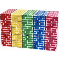 [쿠쿠토이즈] 종이벽돌 블록 대형 25PCS, 없음
