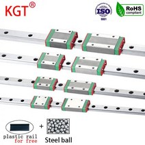 KGT-선형 가이드 레일 MGN7 MGN12 MGN15 MGN9 블록 캐리지 Cnc 3d 프린터 부품 미니어처 베어링 선형 라우터, CHINA, 450mm, MGN12C