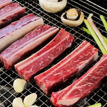 우대갈비 까칠한박여사 칼집낸 LA 우대 꽃갈비 소 갈비 1kg, 1