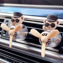 프로펠러 방향제 차량용 젠틀맨 고급 차 방향제, 테디하나(리필2개증정)