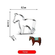 쿠키 커터 쿠키틀 만화 사슴 코끼리 고양이 곰 고슴도치 스테인레스 스틸 비스킷 금형 스탬프 주방 도구, A-12
