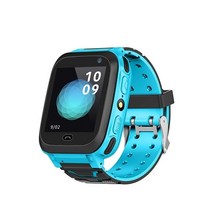 어린이 스마트 시계 GPS 위치 추적기 2G SIM 카드 1.3M 카메라 손전등 터치 스크린 SOS 전화 아기 키즈 DS38, [01] 파란
