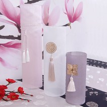 전통아크릴화기모음 화병 꽃병, H2전통아크릴화기3번(중)연먹보라