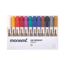 모나미 프로 페인트마카, 12색, 3세트