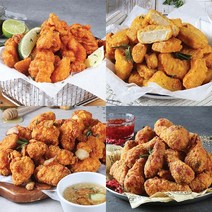 애슐리 치킨 3종x500g 세트 (통살/스윗갈릭/리얼너겟/핫스파이시치킨봉), 통살+치킨너겟+스파이시봉