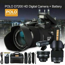 DSLR 카메라 입문용 24x 광학 줌 디지털 slr dslr 사진, 손전등으로, 없음