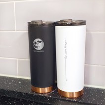 주문제작텀블러 각인텀블러 굿즈 고급진 파우더코팅 보온보냉텀블러 프리미엄홀드컵 600ml, 홀드컵_핸들블랙(손잡이버전), 폰트4(반듯고딕체)