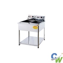 대신전기산업 전기튀김기 DS-200 동큐 2구 업소용 식당 치킨