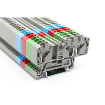 서일전자 USL-5HR3_1P 600V 20A (1EA) 레일식 단자대, 회색, 선택안함