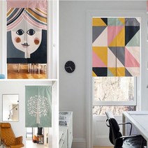 북유럽 스타일 노렌 인테리어효과