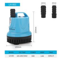 water pump for Aquarium220v 수족관 물고기 연못 탱크 주둥이 마린 워터 펌프 필터, lh-803 60w, EU 플러그