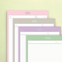 플랜비 메모패드 - A5, 1개, 라인-블루