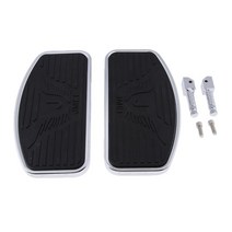 Royalways 혼다 스즈키용 오토바이 발 페그 브래킷 라이더 발판 240x125x15mm
