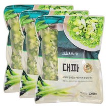 [퀴클리몰] 국내산 냉동 대파 500g x 3개, 1개