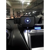 갤럭시 S23 S22 Ultra 울트라 플러스 Plus 폴더블폰 아이폰 SE3 무선 충전 차량용 핸드폰 거치대, 블랙실버