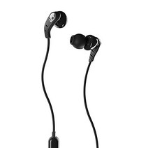 Skullcandy 세트 인 이어형 이어폰 라이트닝 커넥터 첨부 - 트루 블랙 블랙화이트, 검정, 흰색, USB 커넥터
