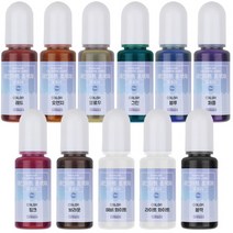 오로라데코덴 레진아트 레진공예 오로라조색제 안료 R006, 라이트화이트