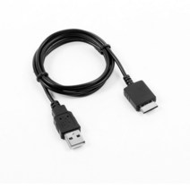 소니 MP3 플레이어 USB DC PC 전원 충전기 + 데이터 동기화 케이블 코드 리드 F, 한개옵션0