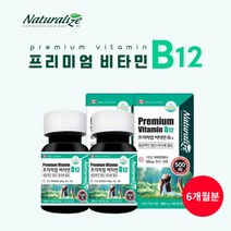 캐나다 완제품 직수입 남성 여성 에 필요한 단일 프리미엄 수용성 비타민 B12 메틸 코발라민 엽산 대사 초소형 타블렛 정 영양제, 2BOX(6개월분)