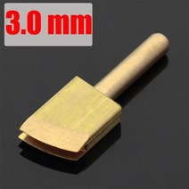 가죽 전기 크리저 leather edge hot process electric iron 황동 헤드 leathercraft 솔더 아이언 팁 공예 순수 황동 diy 도구 3 그루브, 짙은 회색