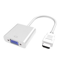 비디오테이프 변환 비디오 테이프 USB 플레이어 동영상 파일 felkin hdmi 호환 vga 어댑터 케이블 hdmi 호환 vga 1080p 컨버터 디지털-아날로그 노트북, 오디오 없음 전원 없음, 1-0.5m