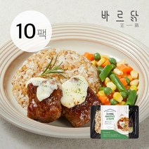 바르닭 한식도시락 수수밥&바비큐치즈고기산적, 10팩