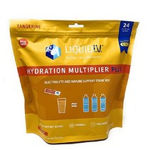 리퀴드 IV Hydration Multiplier 이뮨 드링크 귤 맛 스틱팩 14개, 24