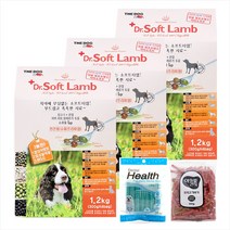 더독 닥터소프트 사료 1+1 1.2kg 3kg 노령견 소프트사료 + 간식 기획세트, (1+1+1)램 전견 1.2kg + 네코캔