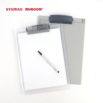 컬러 서류 클립 보드 홀더 종이 받침대 화일 결재판 서류철 파일 A4, 투명