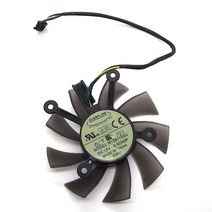 CPU 쿨러 공랭 인텔 AMD R128015SU DC 12V 0.50AMP 4Pin 75mm ASUS GTS450 460 HD7850 EAH5830 6850 8600, 한개옵션0
