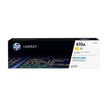 HP 410A 정품토너 CF410A(검정) CF411A(파랑) CF412A(노랑) CF413A(빨강) M452DN M477fDW M377DW, 노랑, 1개