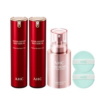 AHC 슈퍼 에너지 레드 세럼 50ml x2 + 톤업크림 50g + AHC 퍼프2매, 단품