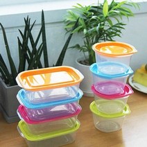 오너클랜 냉장고정리가 쉬운 일본산 모모코 찬통 4P세트 중, 400ml, 400ml