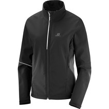 살로몬 Agile Softshell 재킷 여성 블랙 L40417300