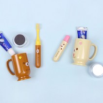 리락쿠마 치카컵 세트 유아 어린이 칫솔 치약 양치컵 귀여운 캐릭터 어린이집 유치원 사은품, 단품