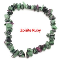 여자팔찌 불규칙한 천연 보석 스톤 팔찌 스트레치 칩 비즈 너겟 Amazonite 로즈 크리스탈 쿼츠 Bangles For