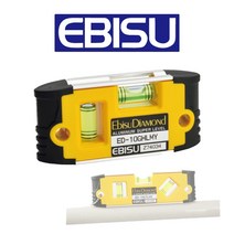 에비수 EBISU 자석수평 미니수평 수평자 수평계 수평대 일제, 100mm(10G)