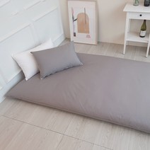 꿈자리 순면 목화솜요 150x200 - 두꺼운 목화솜토퍼 솜이불요 목화요솜, 1. 150x200 솜추가없음, 1. 1면 지퍼처리(기본), 2. 그레이