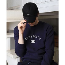 [정상가 39 000원][커넥시티] CNCT 이니셜 볼캡_블랙화이트