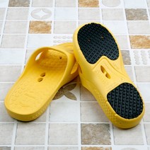 미끄럼방지 욕실화 형광 옐로우 SW-02, 1세트