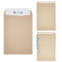 이화 비접착식 접착식 양면 각대봉투 행정봉투 10매입, 접착식 양면 10매입