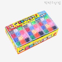 3000 폼폼 미니 블럭 12개입 (BOX) 케이스 포함 만들기 어린이 장난감 생일선물 나노블럭 놀이 완구