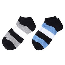 남자 굵은줄 데일리 발목 양말 5켤레