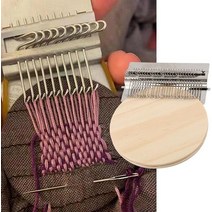 미니직조기 위빙 직조틀 양말목 베틀 수편기 위빙틀 14/28 핀 Speedweve DIY 의류 봉제 작은 Loom 멘더 Dar, 04 21 Pin, 1개