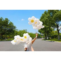 데이지 풍선 7개 ( 스틱 봉 포함), 상세페이지 참조, 상세페이지 참조