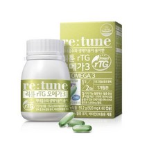 리튠 알티지 오메가3 55.2g / 920mg x 60캡슐 (1개월분) 혈행개선 비타민A