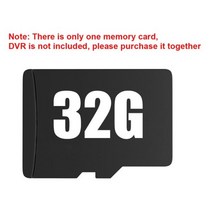 1080P 자동차 비디오 레코더 듀얼 렌즈 나이트 비전 2 인치 운전 사이클 레코딩 센터 콘솔 DVR 주차 모니터, Only 32G card