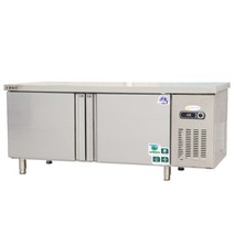 하부냉장고 스텐 냉장 조리대 작업대 냉동 평대 수평 싱크대 주방, 냉장고냉동고변환캐비닛, 100x80x80cm