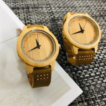 [태스하우스] 천연 우드 수제 손목시계 커플가능